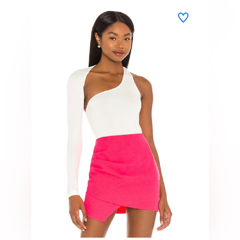 Superdown Alessandra bodysuit white